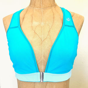COPY - Lulemon Front Clasp Bra, Angel Blue, Size …